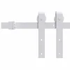 vidaXL Ferramenta per porte scorrevoli 200 cm acciaio Anteprima dell’immagine prodotto 3