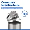 WENKO bidone a pedale per cosmetici 3 litri cestino per Anteprima dell’immagine prodotto 15
