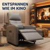 Fernsehsessel Elektrisch Grau mit liegefunktion, Produktbild-Vorschau 6