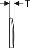 A diagram showing a side view of a product with dimensions indicated by arrows and the letter T. Anteprima dell’immagine prodotto