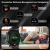 Montre connectée pour homme, noire, avec fonction Voir les images du produit 4