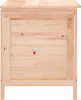 vidaXL Coffre de jardin 50x49x56,5 cm bois massif sapin Voir les images du produit 5