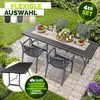 Set da 4 sedie da giardino tillvex® impilabili e resistenti Anteprima dell’immagine prodotto 3