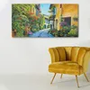 Coloray Glasbild 140x70  Wandbild Glasbilder Blumen Straße Produktbild-Vorschau 3