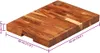 vidaXL Doska na krájanie 42x30x4 cm z masívneho dreva Náhľad obrázku produktu 7