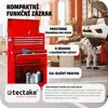 Vozík na nářadí s 10 přihrádkami - červený Náhled obrázku produktu 6