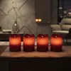 Sada 4 LED sviecok, červené, s časovačom, na batérie - 9 x Náhľad obrázku produktu 2