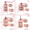 JOIEYOU 6L Obstpresse Manuell Obstmühle inkl. Presstuch & Produktbild-Vorschau 2