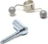 A close-up studio shot of two door closer components against a white background. Podgląd zdjęcia produktu