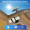 2500lm Ledowe lampy solarne z czujnikiem ruchu 330° 3 Podgląd zdjęcia produktu 2