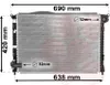 Van Wezel Wasserkühler für Mini R50 R533 One Cooper Baujahr Produktbild-Vorschau 1