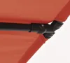 vidaXL Parasol avec mât en aluminium 2x1,5 m Terracota Voir les images du produit 15