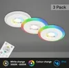 LED Einbauleuchten CCT RGB-Lichtring Fernbedienung dimmbar Produktbild-Vorschau 2