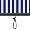 vidaXL Tenda a rullo per esterni 100 x 250 cm blu e bianca Anteprima dell’immagine prodotto 7