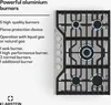 Płyta gazowa Klarstein Turbocast, stal nierdzewna 304, 5 Podgląd zdjęcia produktu 3