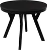Esstisch ARI Rund 90-190 cm Ausziehbar Schwarz Matt Produktbild-Vorschau 4