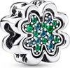 PANDORA Charm in Kleeblattform, 925er Silber, teilbar Produktbild-Vorschau 1