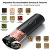 Elektrische Salz- und Pfeffermühle 2in1 Doppelkammer 800mAh Produktbild-Vorschau 4