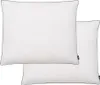 vidaXL Polštář 2 ks. Výplň peří/peří Světlý 70x60 cm Bílý Náhled obrázku produktu 3