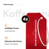 Aluminium Kofferanhänger Set 4 Stück – Gepäckanhänger mit Produktbild-Vorschau 4