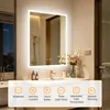 WISFOR LED zrcadlo do koupelny, 70x90 cm, nástěnné, s Náhled obrázku produktu 4