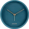 Karlsson Echelon Circular Wecker - Dunkelblau Produktbild-Vorschau 3