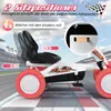 Go-kart per bambini COSTWAY, auto a pedali con sedile Anteprima dell’immagine prodotto 4