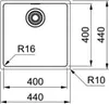 FRANKE Unterbau - Spüle 122.0541.466 MARIS MRX 110-40 mit Produktbild-Vorschau 2