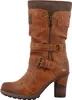 A single brown boot is shown against a white background. Voir les images du produit