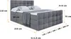 ALTDECOR Boxspringbett mit Matratze und Lattenrost  - BRUGO Produktbild-Vorschau 4
