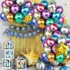 Set con 60 palloncini colorati in lattice e 3 rotoli di Anteprima dell’immagine prodotto 3