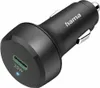 A black car charger with a USB-C port. Anteprima dell’immagine prodotto