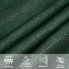 vidaXL Tenda da sole 160 g/m² verde scuro 5x5x5 m HDPE Anteprima dell’immagine prodotto 6