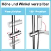 JOHO Edelstahl Duschstange mit Handbrausehalter und Produktbild-Vorschau 6
