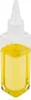 A clear, well-lit studio shot of a bottle of yellow liquid with a white applicator cap. Produktbild-Vorschau