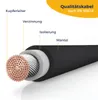 Kleines Kraftwerk Solarkabel Verlängerung 4mm² – 1,5 m Produktbild-Vorschau 3