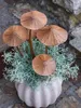 Topfstecker 5er Pilz-Gruppe, Edelrostoptik 3D, klein Produktbild-Vorschau 2