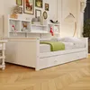 Flieks dřevěná postel rozkládací 90x200cm se zásuvkami, Náhled obrázku produktu 3