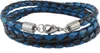 Lederkette Lederband Herren Halskette Schwarz Blau 17-100 Produktbild-Vorschau 1