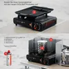 EVOCAMP Campingkocher 1-flammig mit BBQ Grillplatte 38 cm Produktbild-Vorschau 8