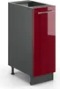 Armadio cucina dispensa alto Vicco Fame-Line Rosso bordeaux Anteprima dell’immagine prodotto 1