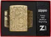 Zapalova? Zippo 1932 Tumbled Brass Armor Case s hlubokým Náhled obrázku produktu 6