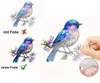 GKA Sonnenfänger Vogel auf Blumenast 20 cm Buntglas Produktbild-Vorschau 4