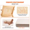 Collage of product details including rattan backrest and foam cushion. Náhľad obrázku produktu