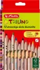 Herlitz Dreikantbuntstifte Trilino 12erHolz in Hängesc Anteprima dell’immagine prodotto 1