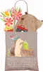 Mr. & Mrs. Panda Shopping Tasche Igel Federschmuck - Braun Produktbild-Vorschau 3