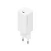 A white Xiaomi 65W fast charger with a USB-C port and European-style plug pins, shown from a slightly elevated diagonal angle against a plain white background. Anteprima dell’immagine prodotto