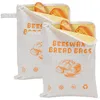 Brotbeutel 2er Set mit Bienenwachs, Baumwolle Leinen, Produktbild-Vorschau 1