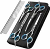 Hundepflege-Schere 5-teilig, Titanbeschichteter Edelstahl, Produktbild-Vorschau 1