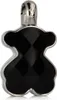 A close-up studio shot of a black onyx bear pendant with a silver bail. Anteprima dell’immagine prodotto